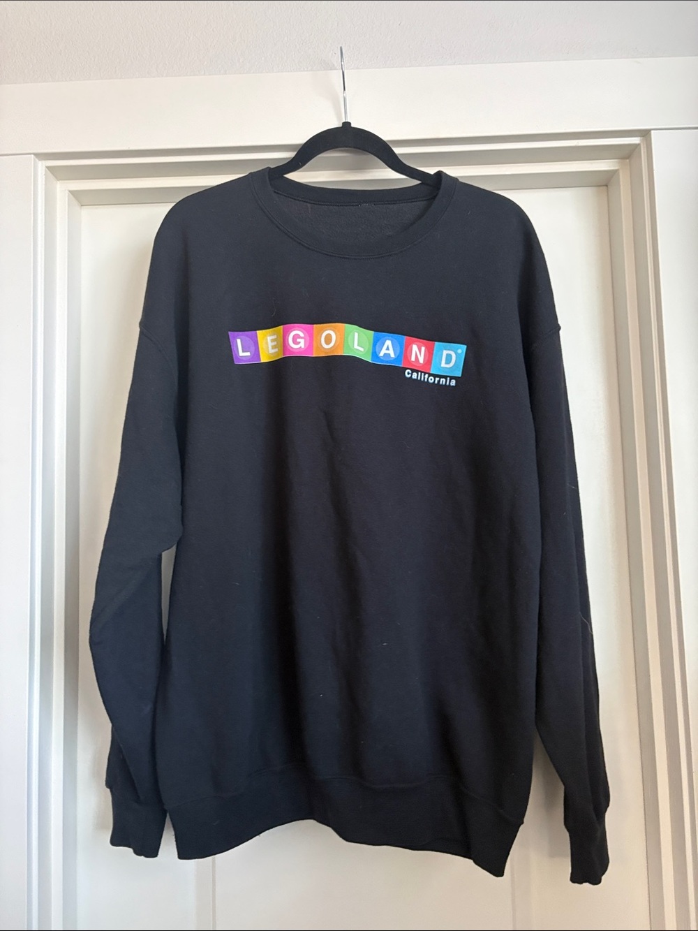 Legoland California Black Logo Crewneck Sweatshirt